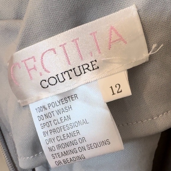 Cecilia Couture One Off Shoulder Gown - Picture 10 of 10